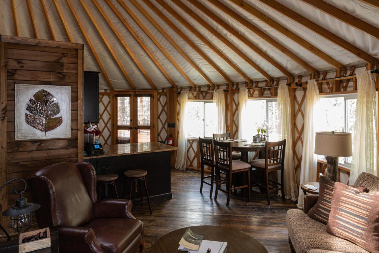 Villa Tranquil Haven Luxy Yurt - Creekside Glamping With Private Hot Tub Topton Esterno foto